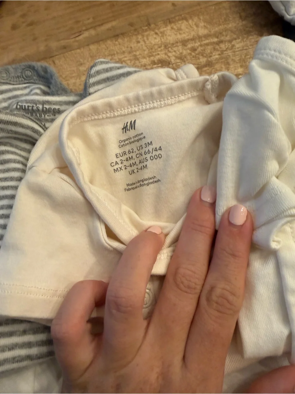 Neutral Striped and Solid Baby Onesie Set - Soft Blue, White, Cream & Green